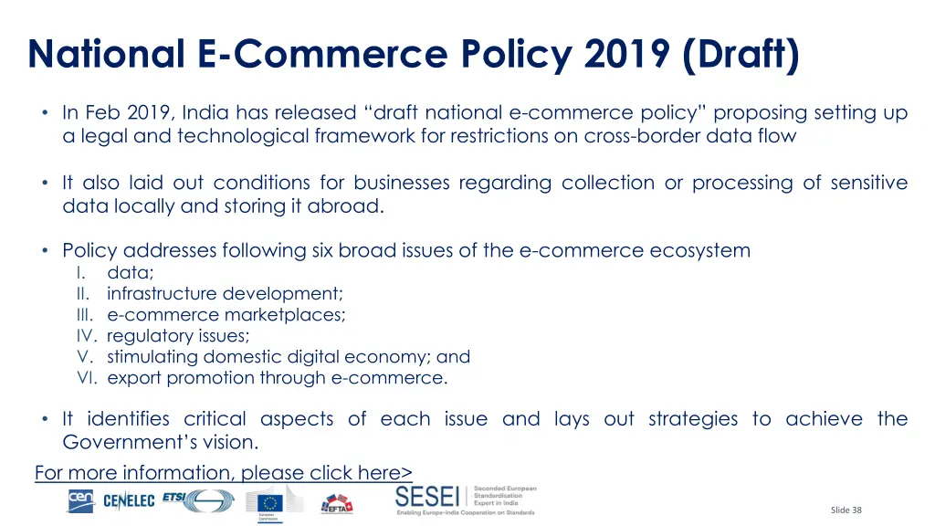 national e commerce policy 2019 draft