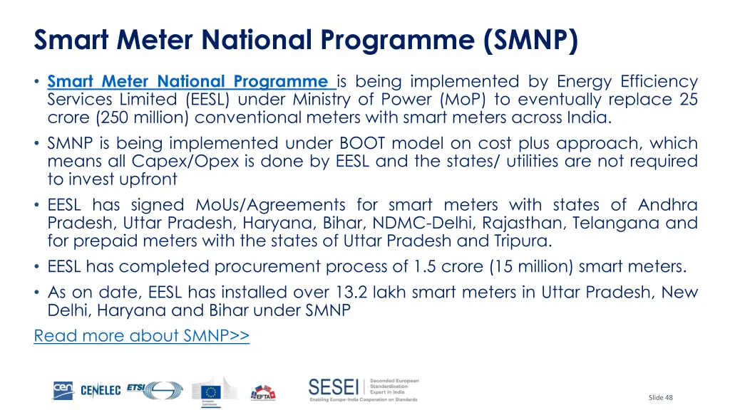 smart meter national programme smnp