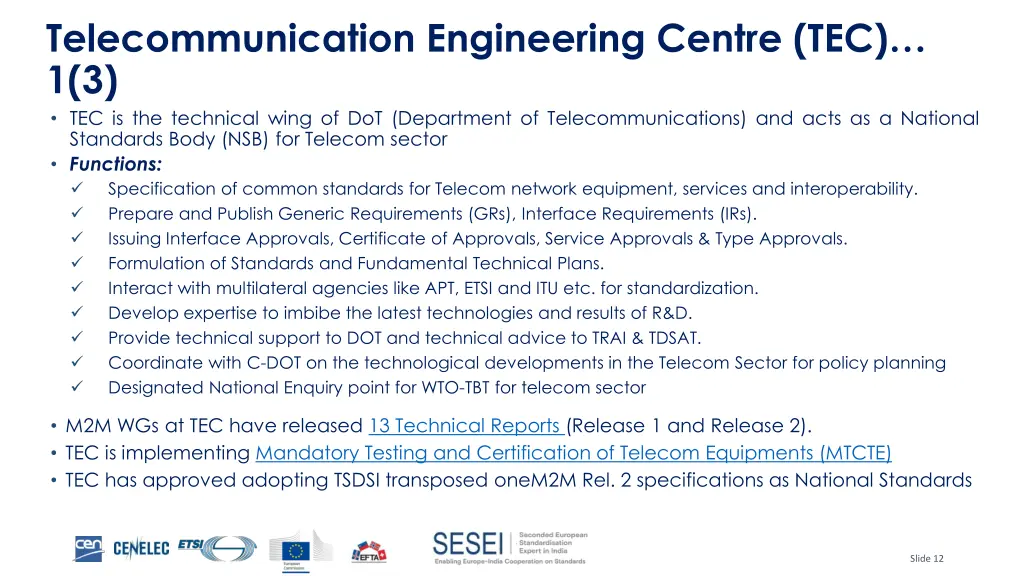 telecommunication engineering centre