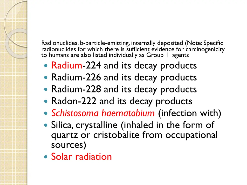 radionuclides b particle emitting internally