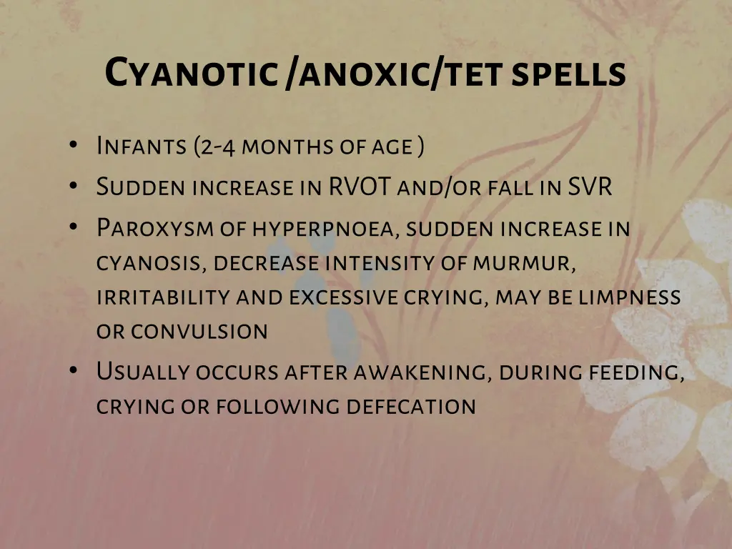 cyanotic anoxic tet spells