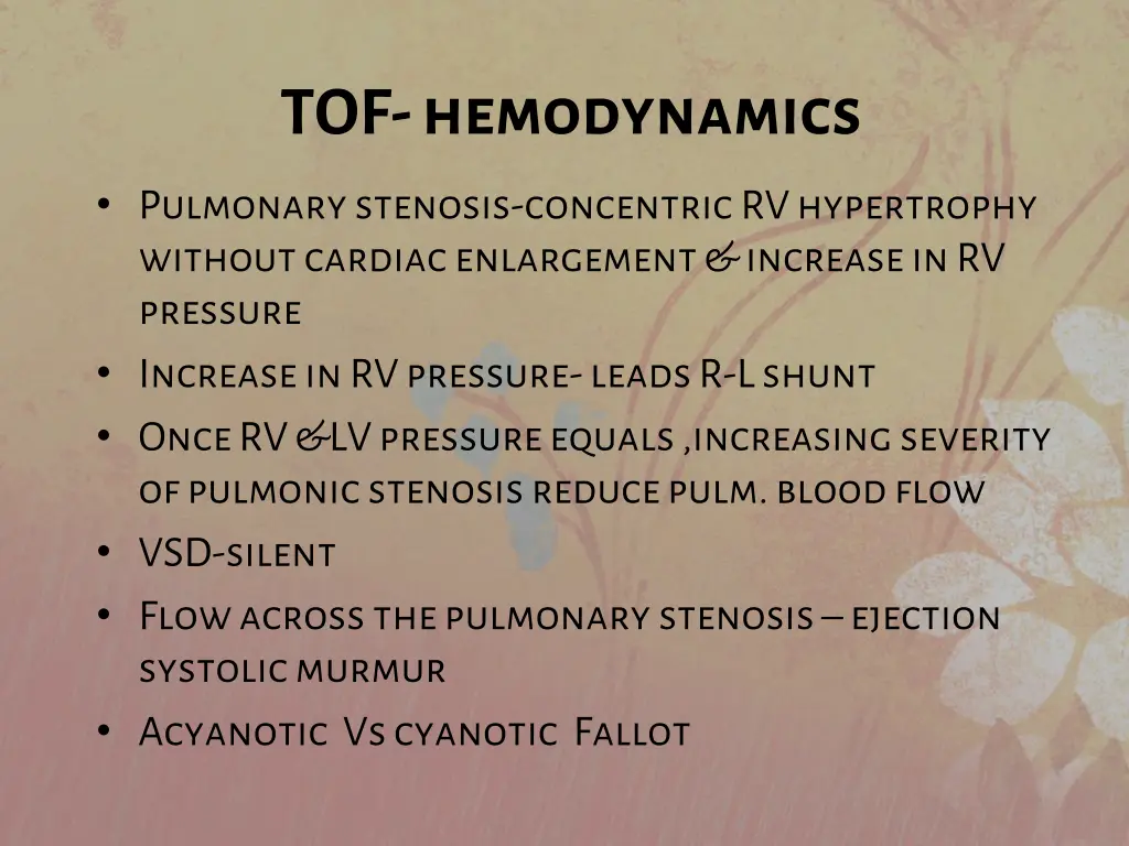 tof hemodynamics