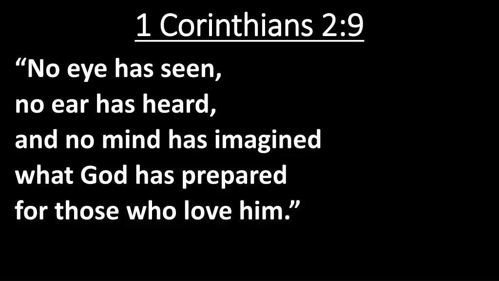 1 corinthians 2 9 1 corinthians 2 9