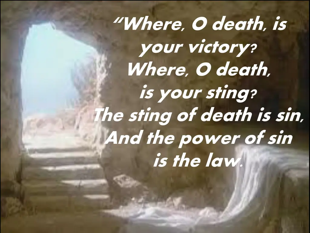 where o death is your victory where o death 1