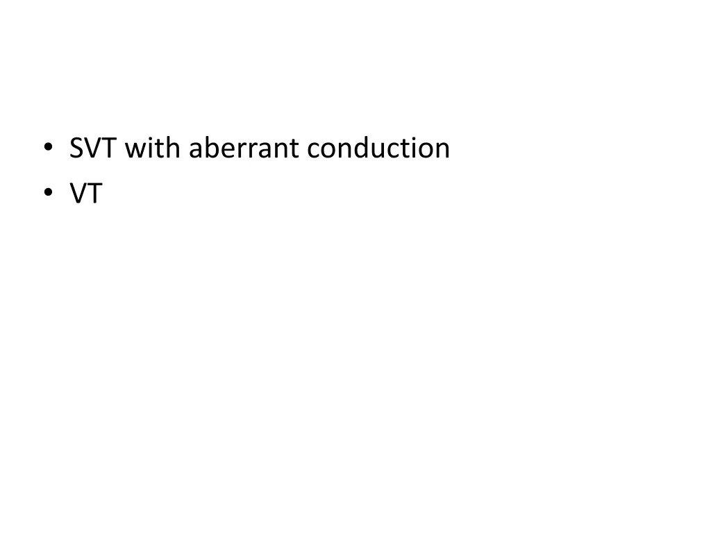 svt with aberrant conduction vt