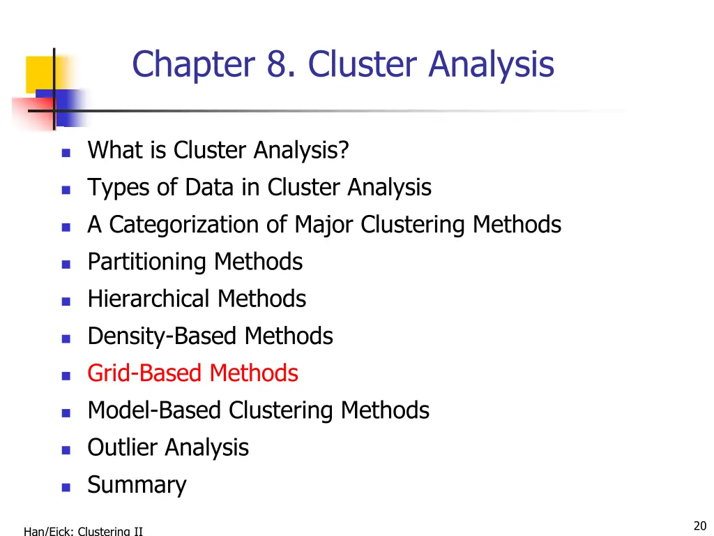 chapter 8 cluster analysis 1