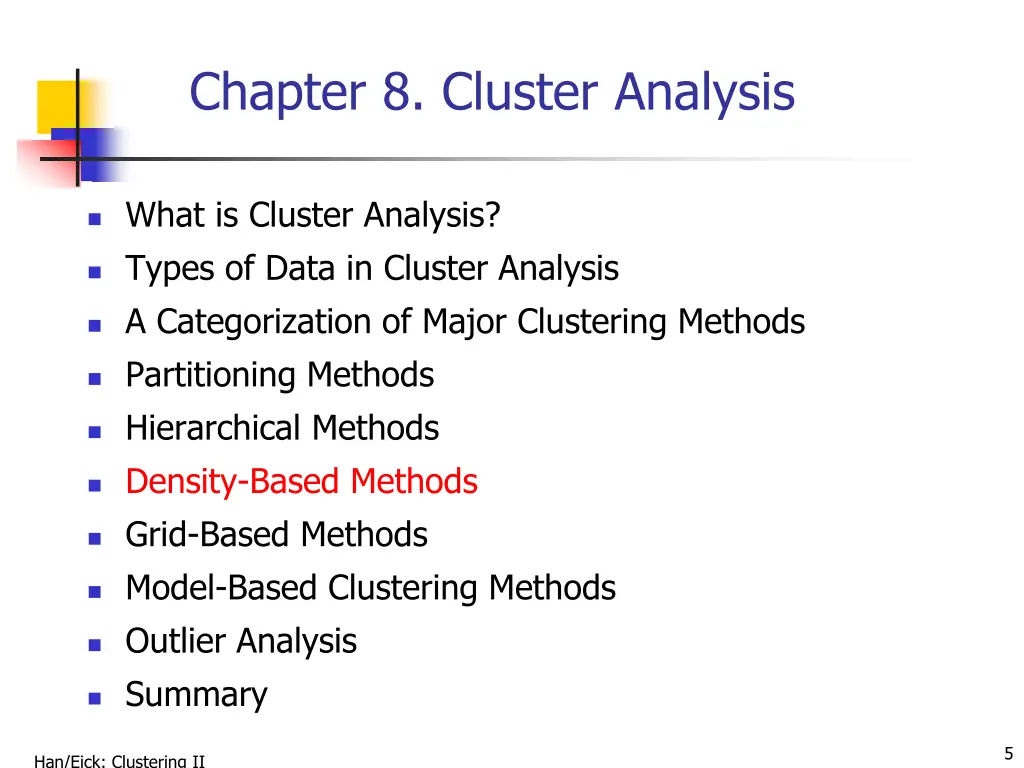 chapter 8 cluster analysis