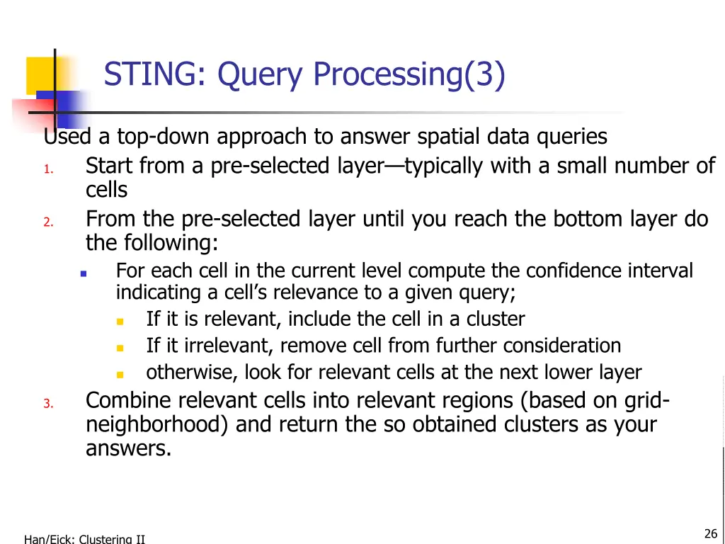 sting query processing 3