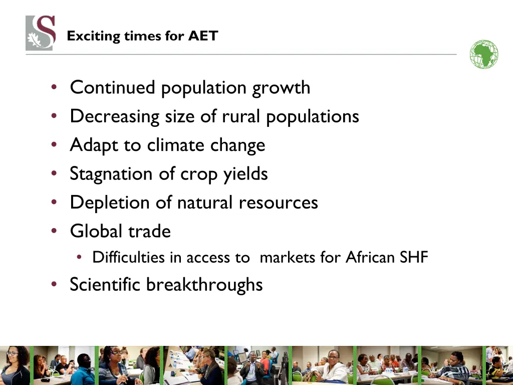 exciting times for aet