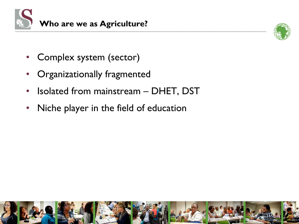 who are we as agriculture