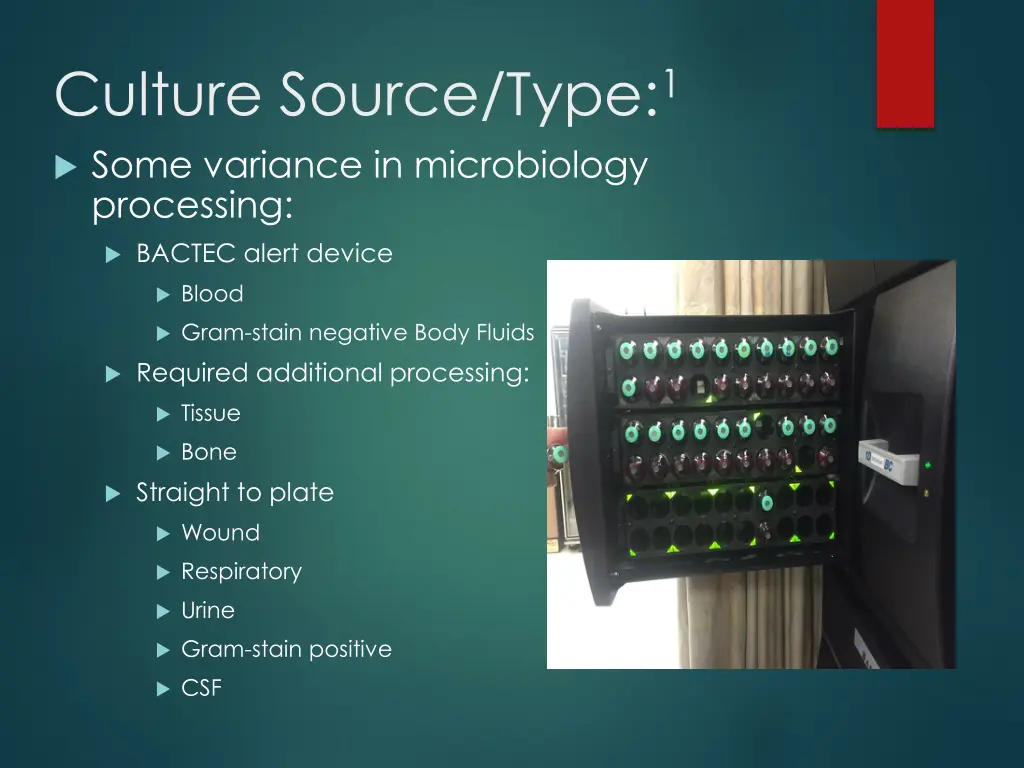 culture source type 1 some variance