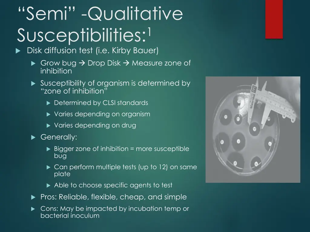 semi qualitative susceptibilities 1 disk