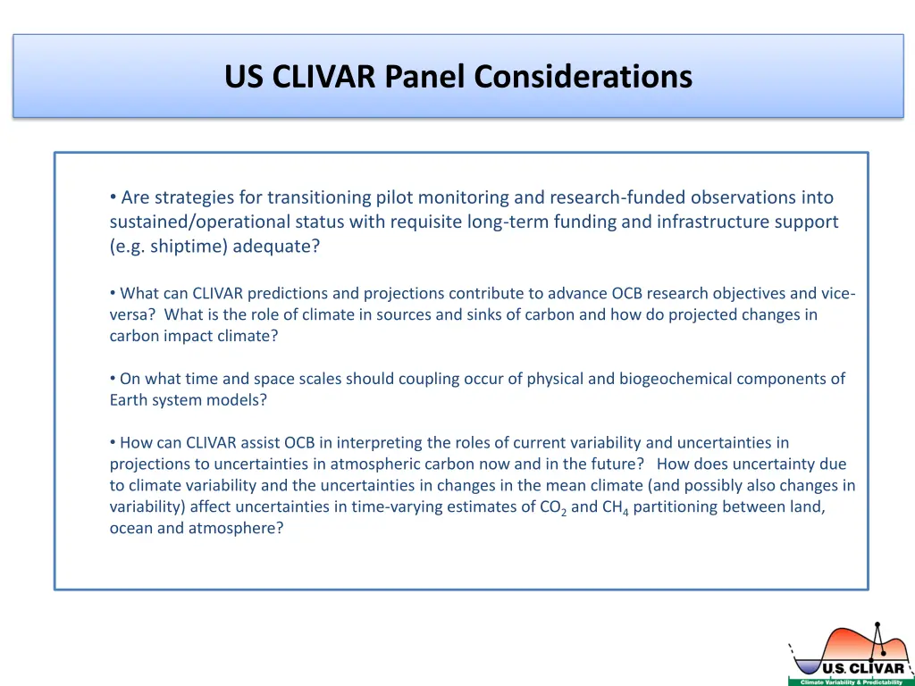 us clivar panel considerations 2