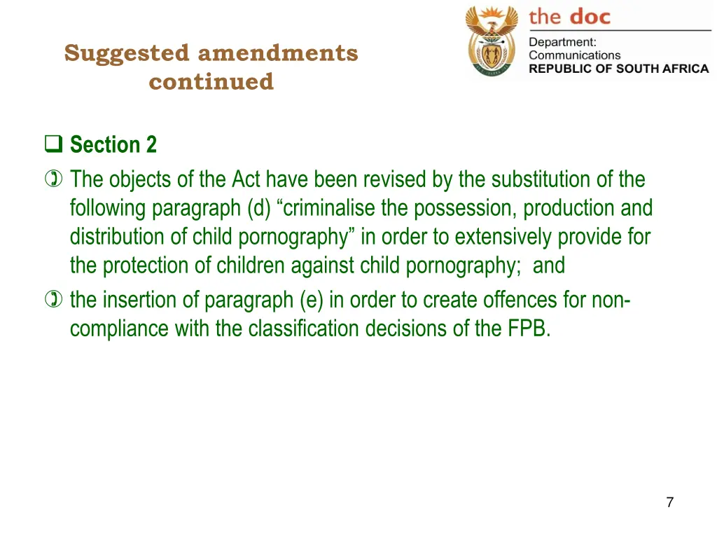 suggested amendments continued 1