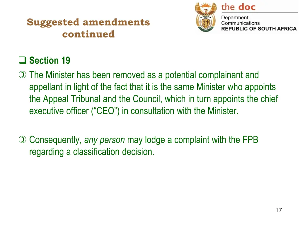 suggested amendments continued 11