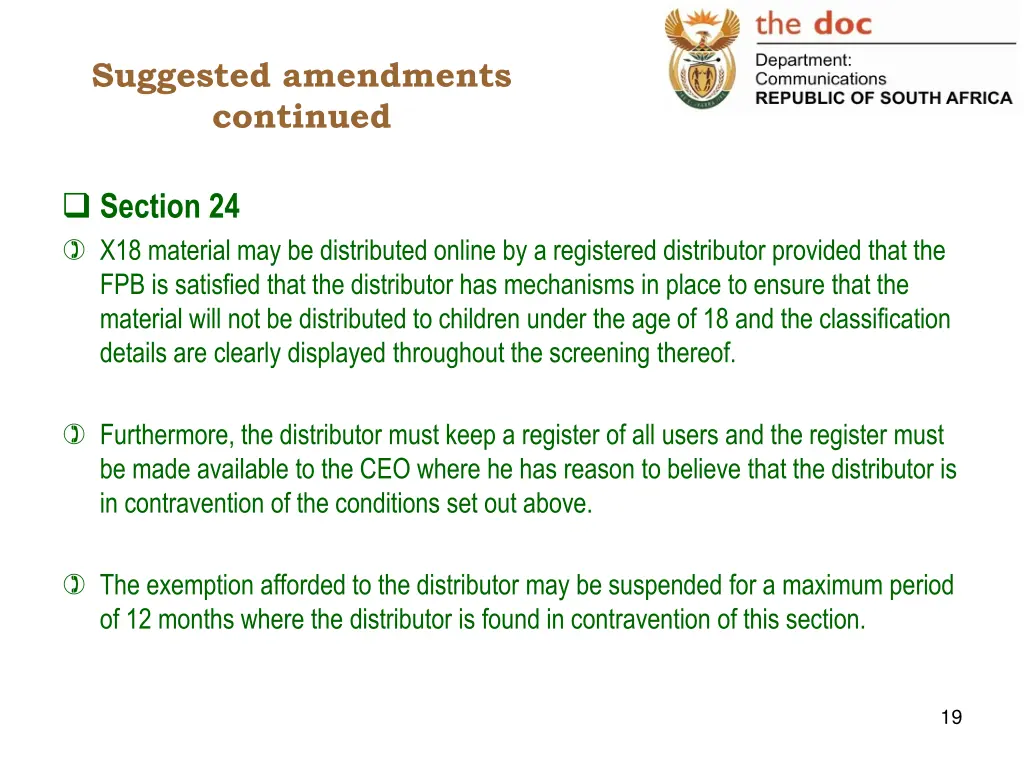 suggested amendments continued 13