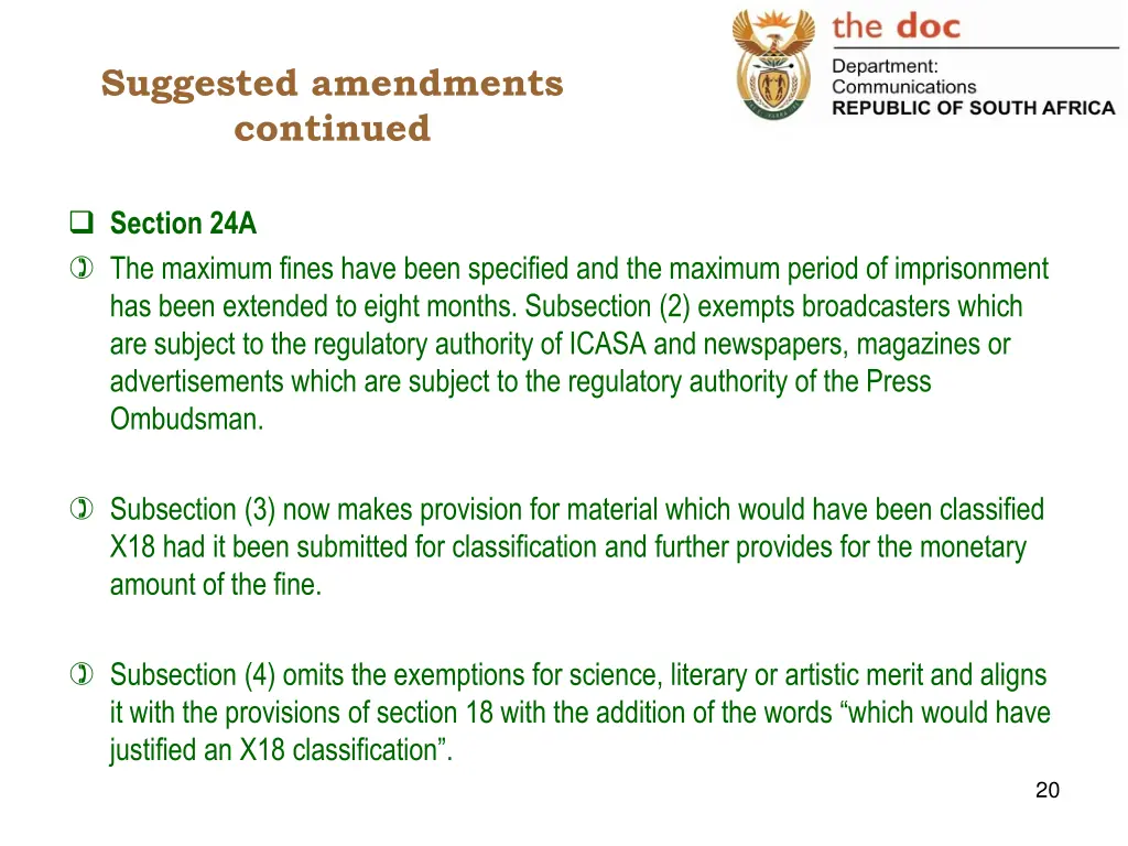 suggested amendments continued 14