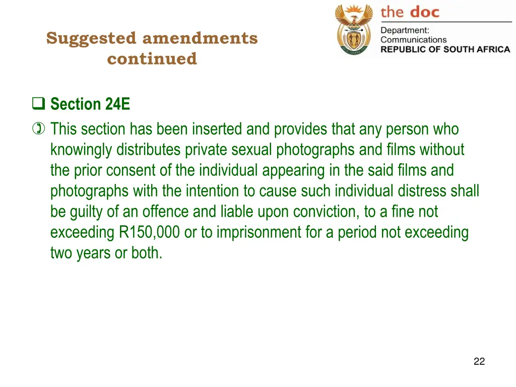 suggested amendments continued 16