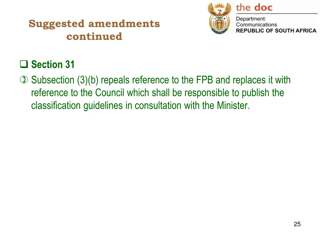 suggested amendments continued 19