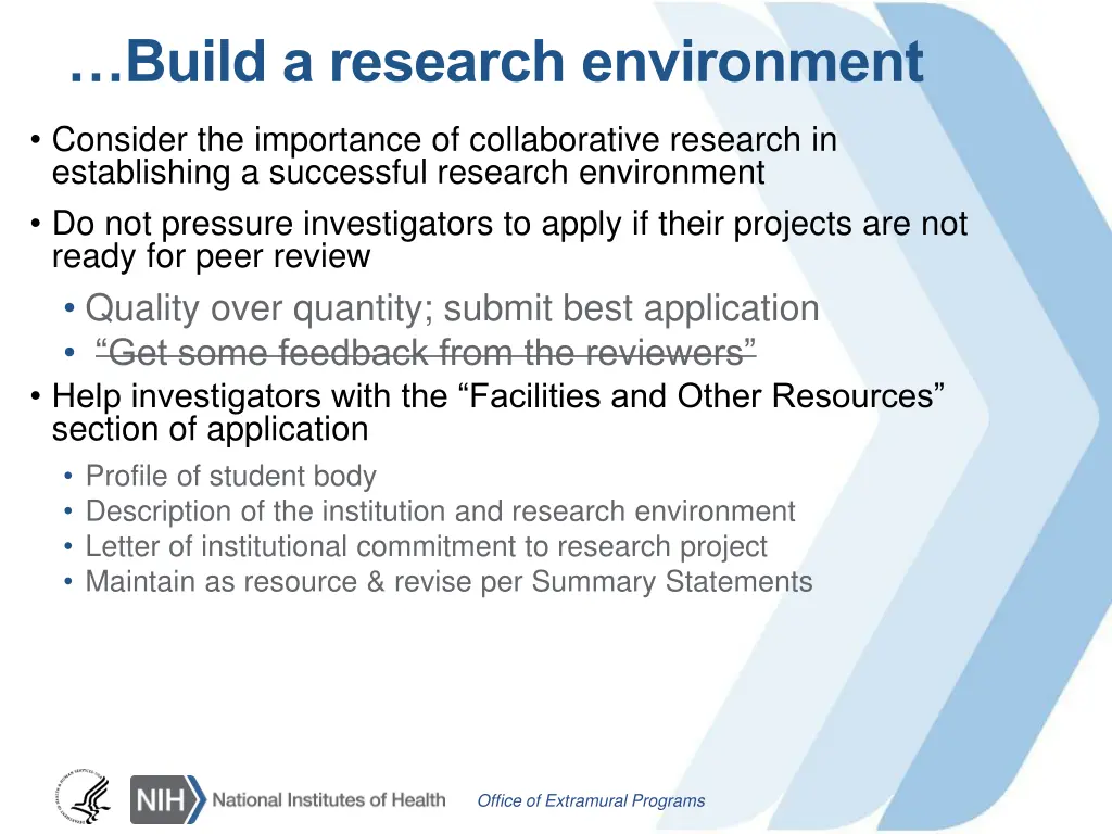 build a research environment