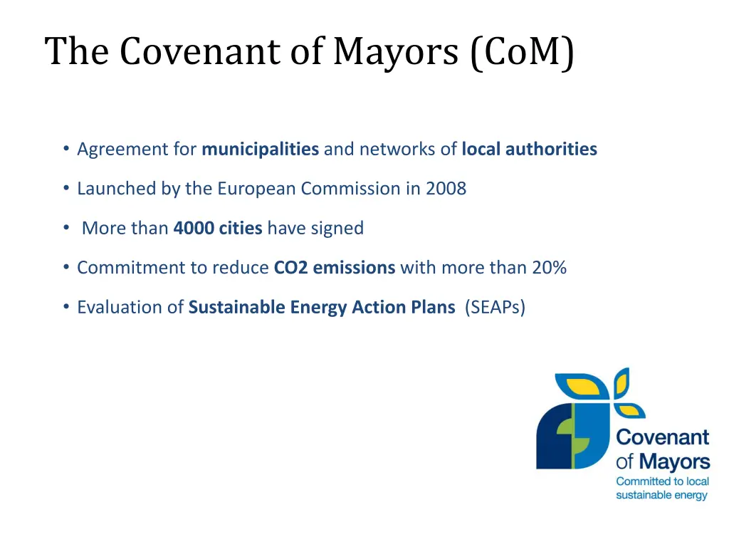 the covenant of mayors com