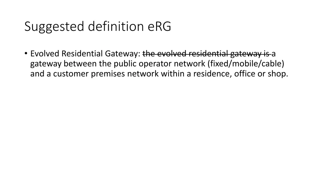 suggested definition erg