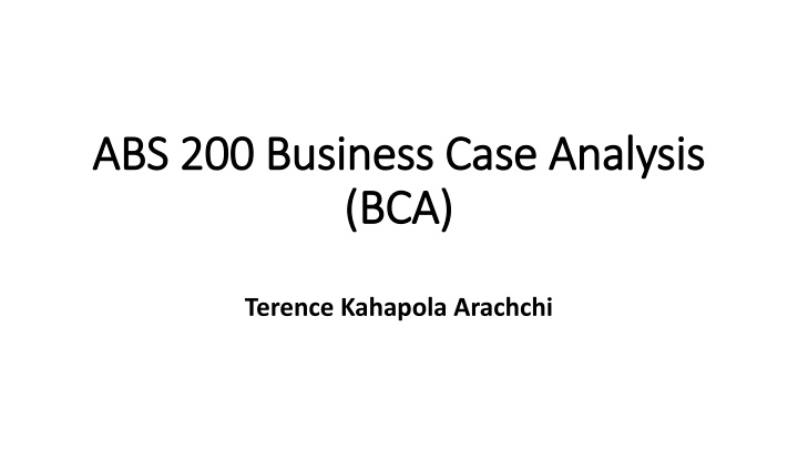 abs 200 business case analysis abs 200 business