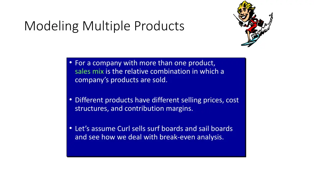 modeling multiple products 1