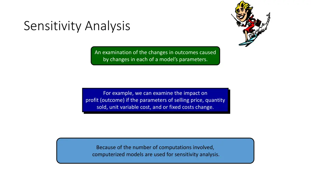 sensitivity analysis