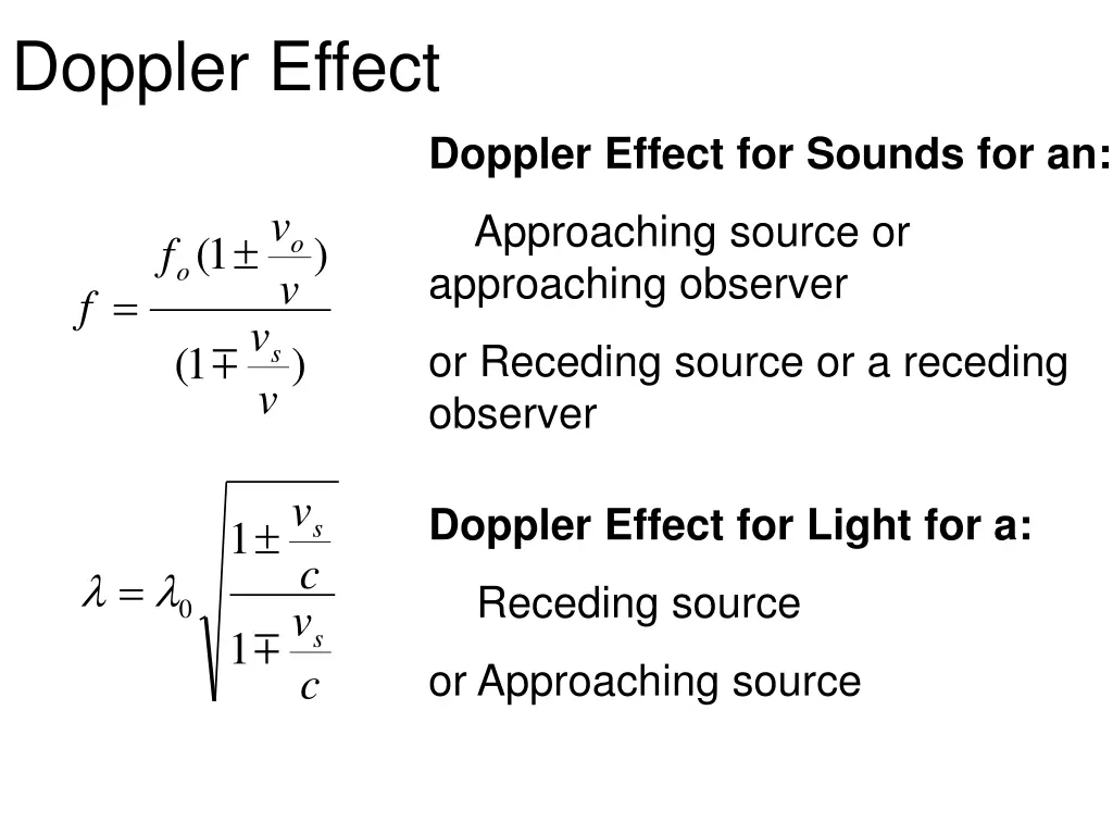 doppler effect