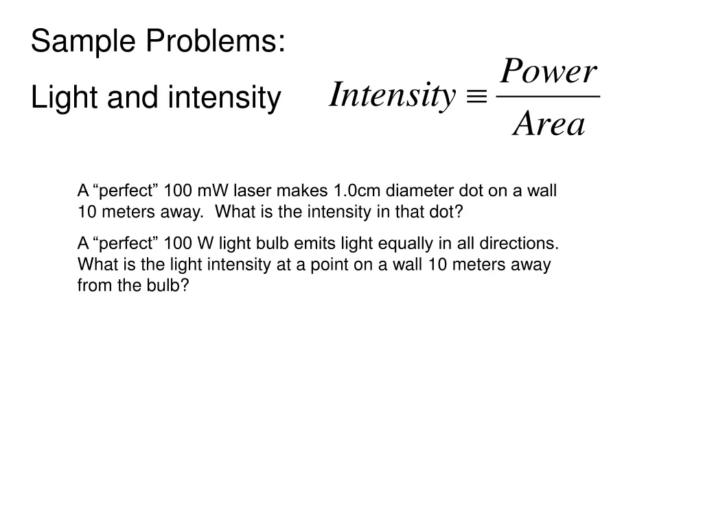 sample problems 2