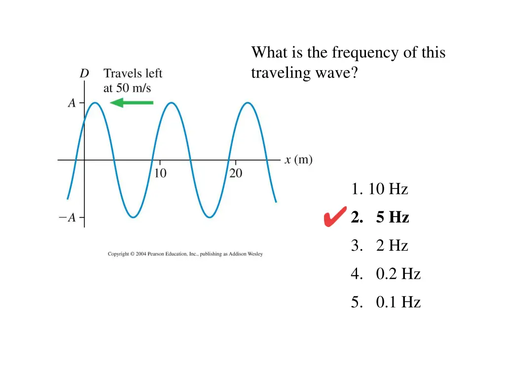 what is the frequency of this traveling wave 1