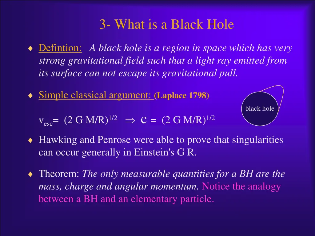 3 what is a black hole