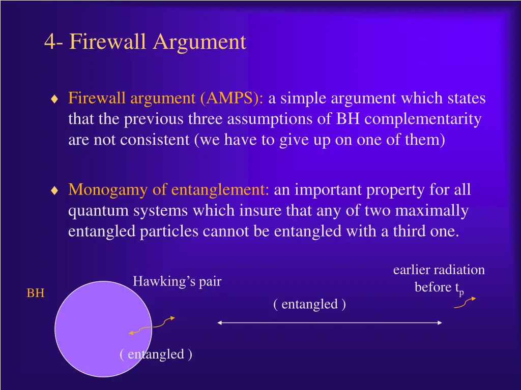 4 firewall argument