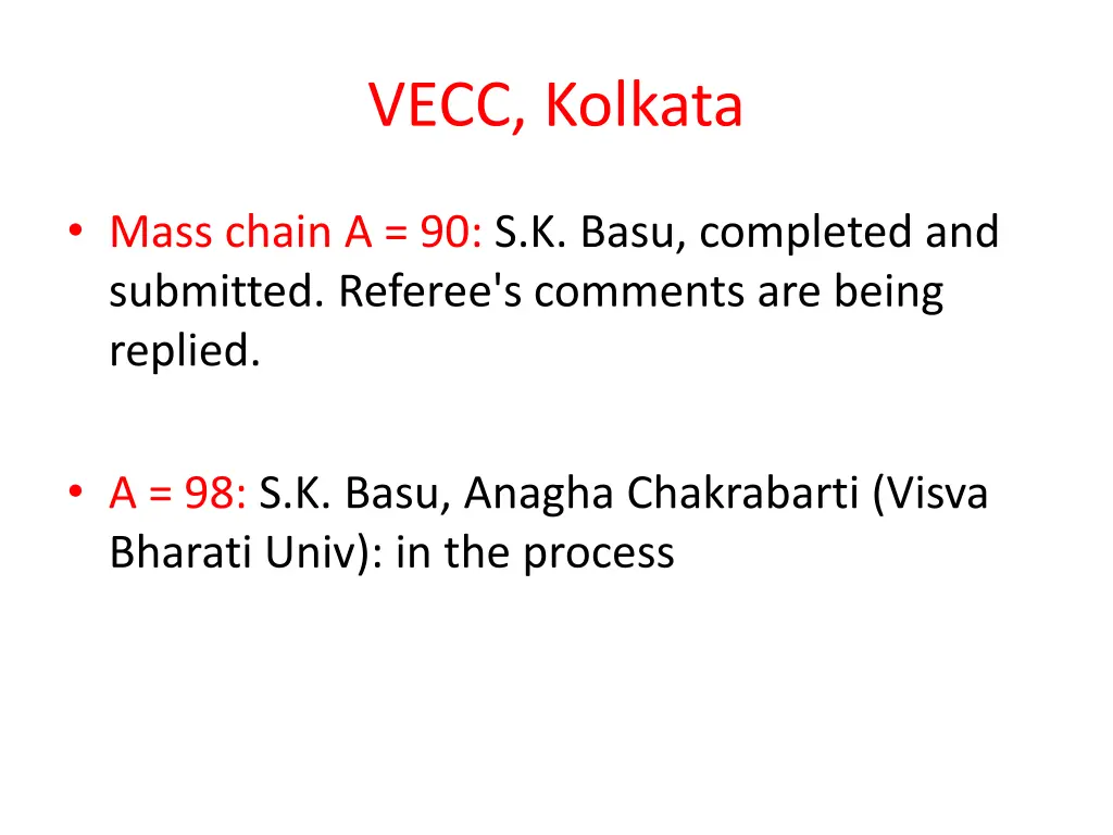 vecc kolkata