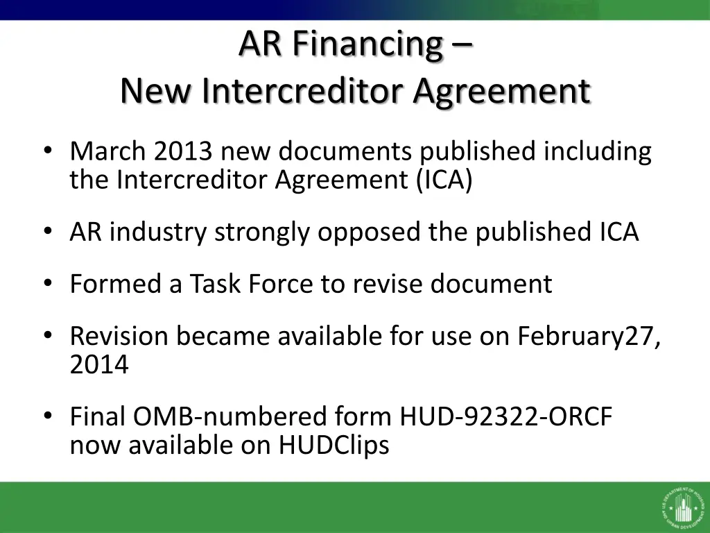 ar financing