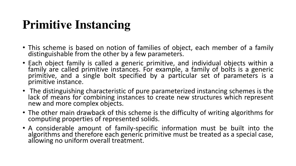 primitive instancing