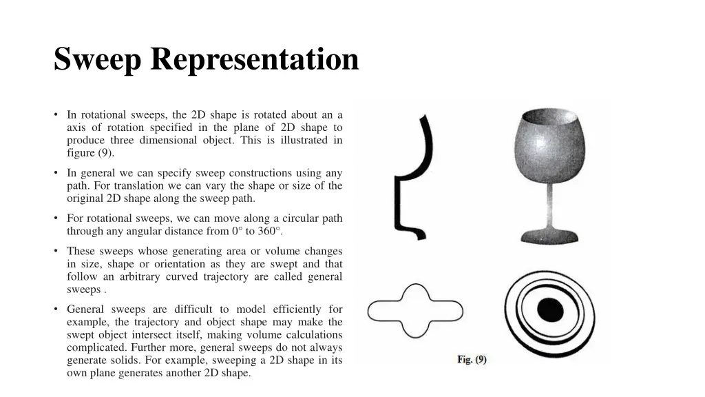 sweep representation 1