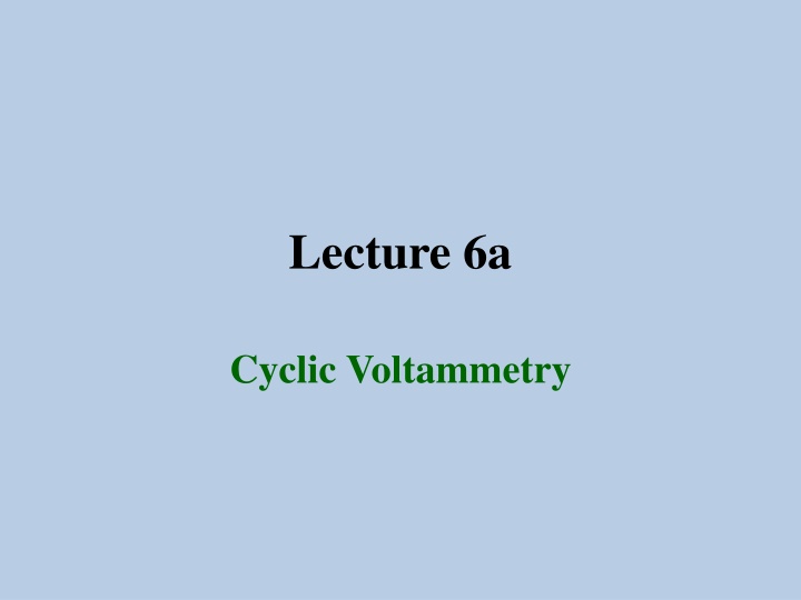 lecture 6a