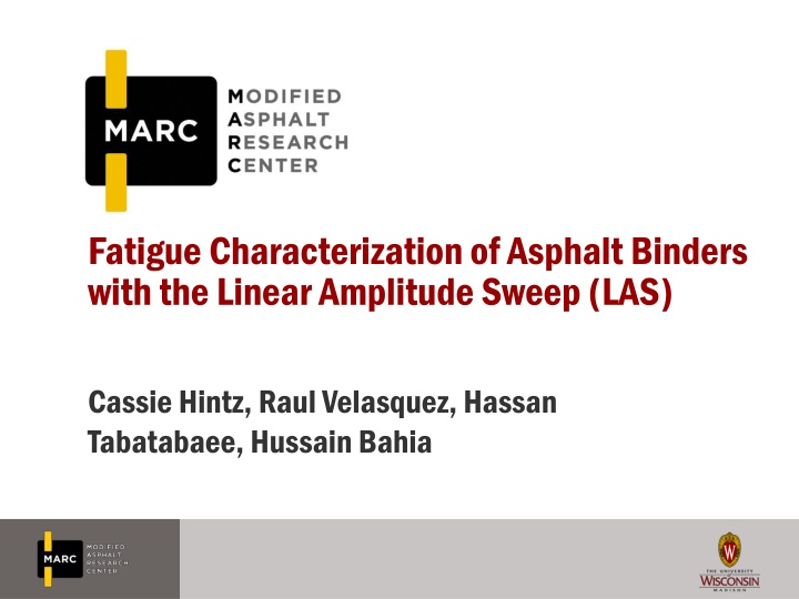 fatigue characterization of asphalt binders with