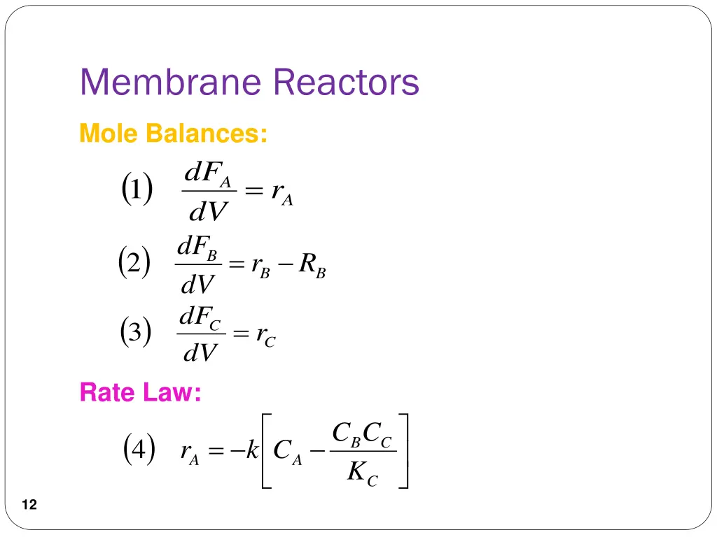 membrane reactors 6