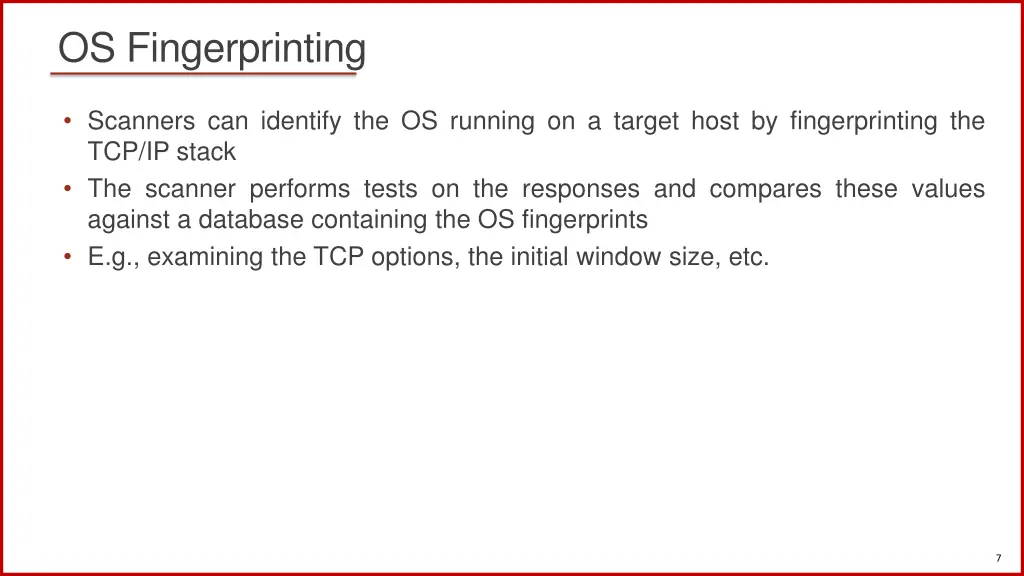 os fingerprinting