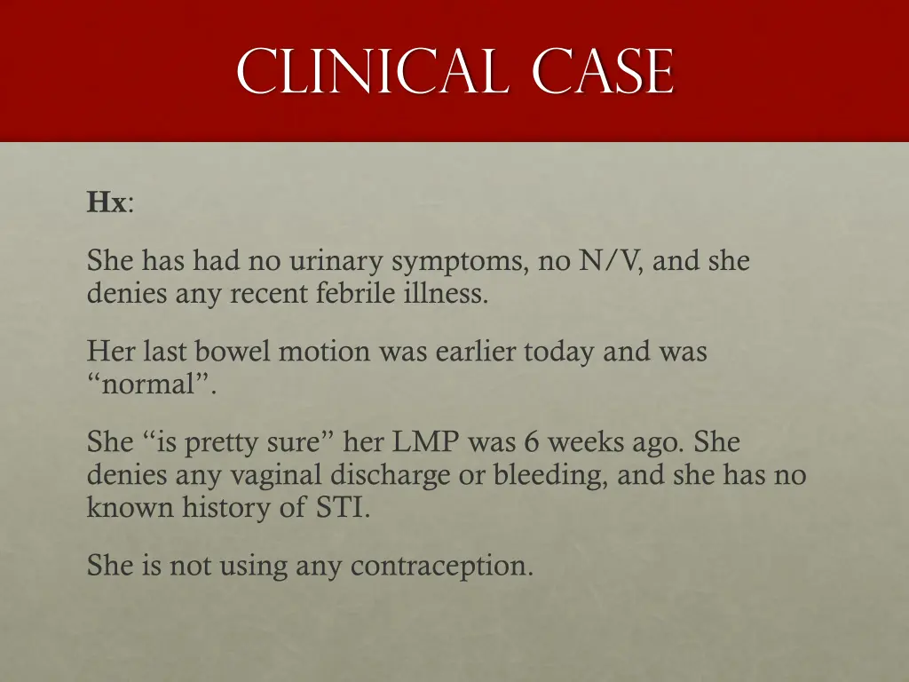 clinical case 1