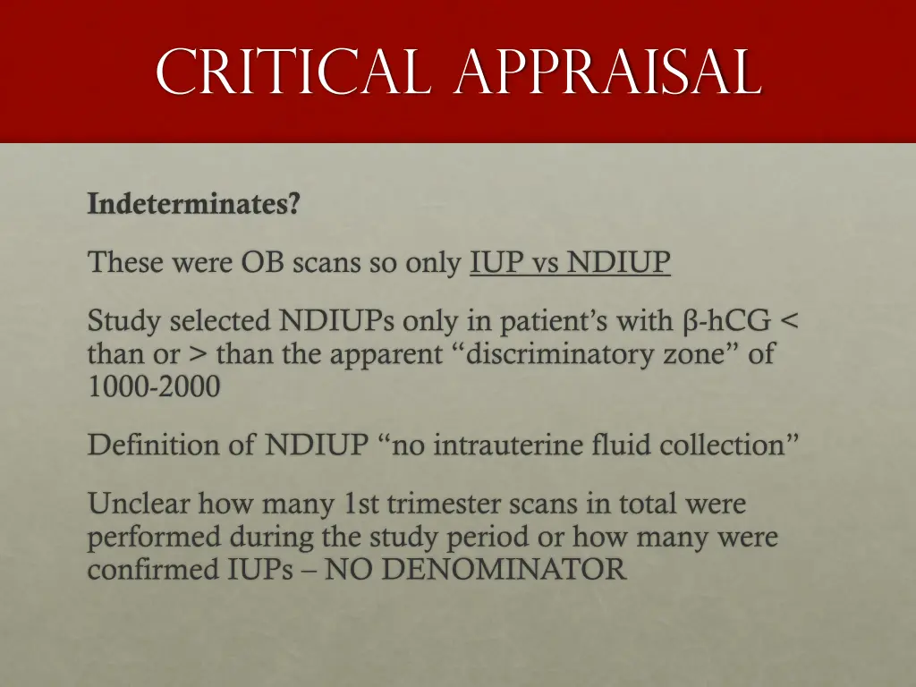 critical appraisal 3