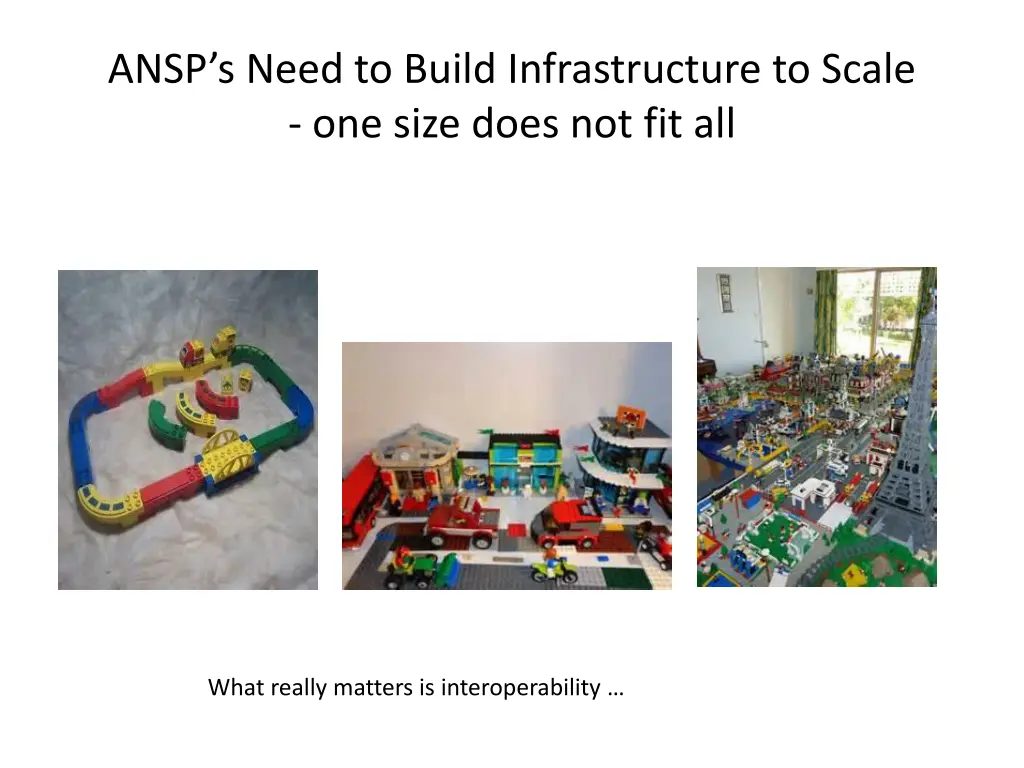 ansp s need to build infrastructure to scale