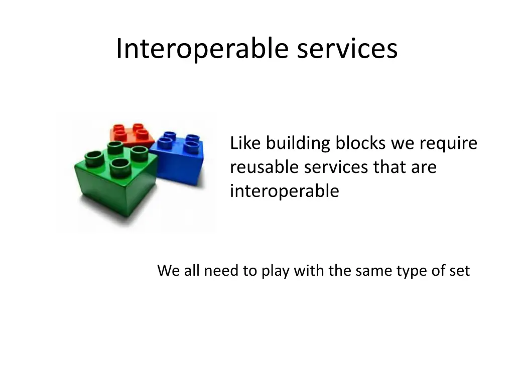 interoperable services