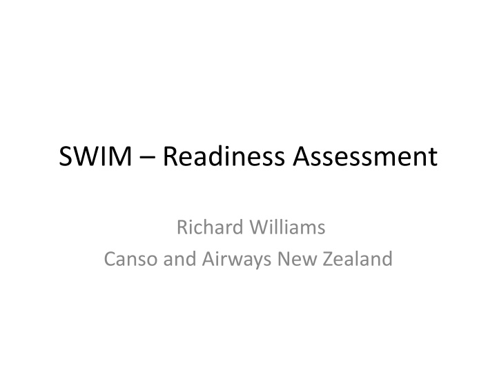 swim readiness assessment