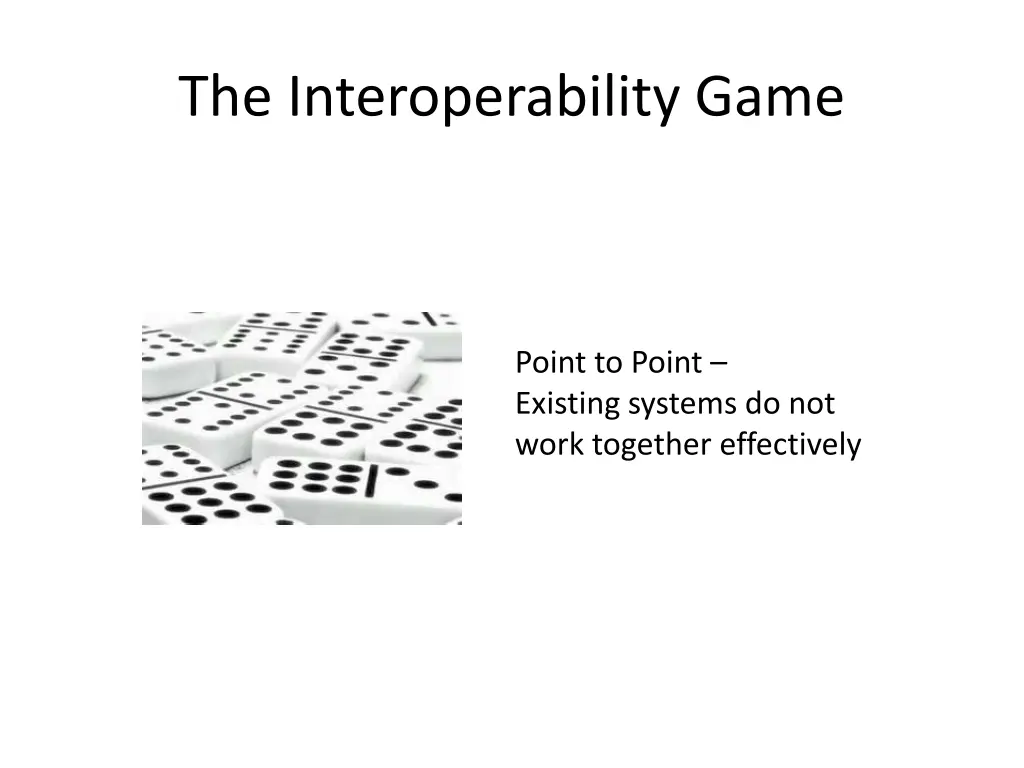 the interoperability game