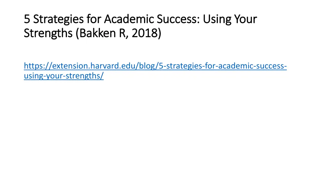 5 strategies for academic success using your