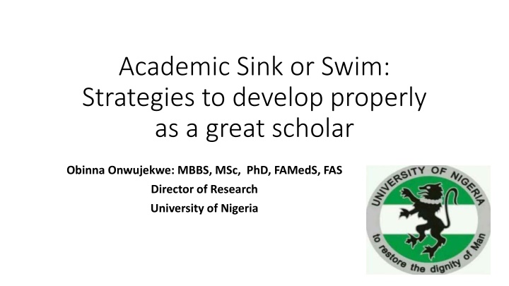 academic sink or swim strategies to develop